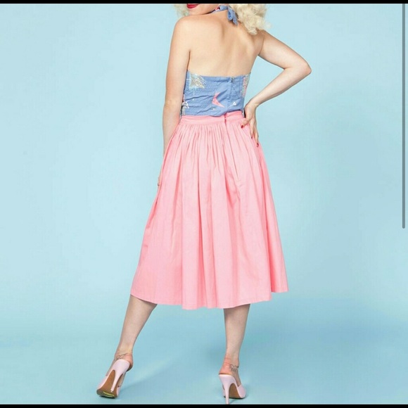 Trashy Diva Dottie Atomic Lilac halter top sz 14 - Picture 2 of 5